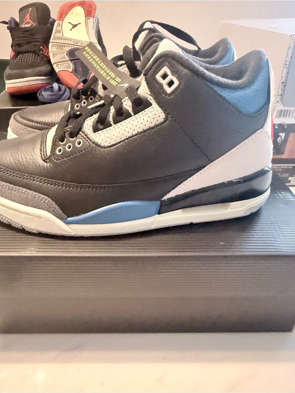 Jordan Retro Black and White Youth Sneakers